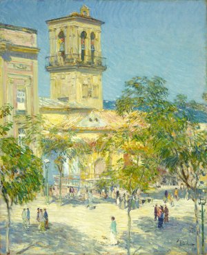 Street of the Great Captain, Cordoba by Childe Hassam Oil Painting