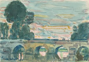 The Bridge at Grez Oil painting by Childe Hassam