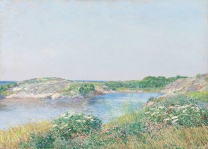 The Little Pond, Appledore by Childe Hassam Oil Painting