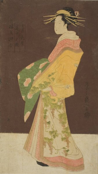 A Selection of Beauty from the Pleasure Quarters  by Chobunsai Eishi - Hand-Painted Oil Painting Reproduction