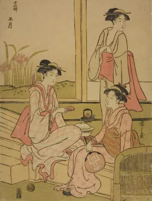 The Fifth Month by Chobunsai Eishi Oil Painting