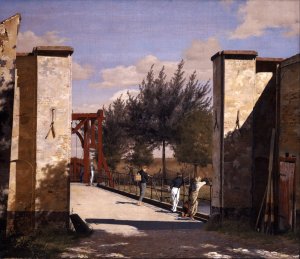The North Gate of the Citadel by Christen Kobke Oil Painting