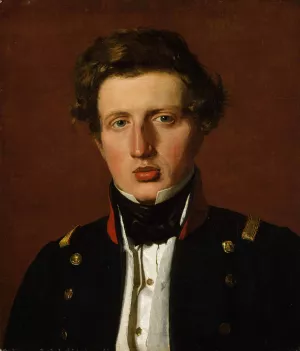 Valdemar Hjartvar Kobke by Christen Kobke Oil Painting