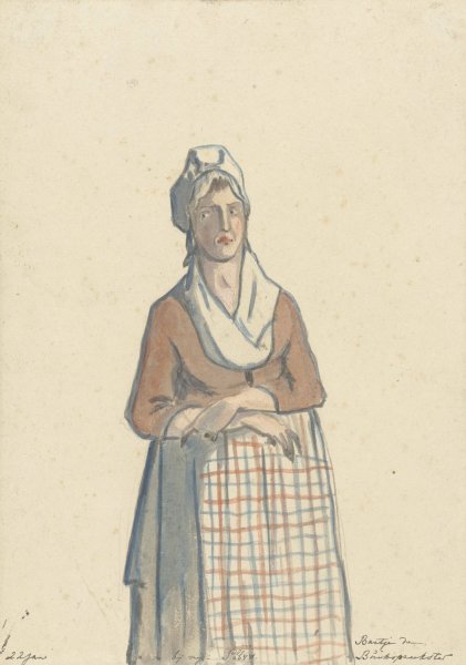 Bartje de Buikspreekster  by Christiaan Andriessen - Hand-Painted Oil Painting Reproduction