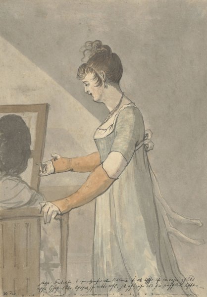 T Compliment van Katrijn  by Christiaan Andriessen - Hand-Painted Oil Painting Reproduction