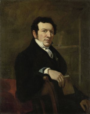 Portrait of Anthonie van der Hout by Christiaan Julius Lodewijk Portman Oil Painting