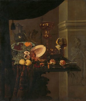 Still Life by Christiaen Van Dielaert Oil Painting