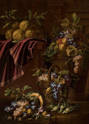 Still life by Christian Berentz Oil Painting