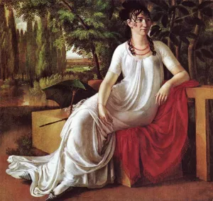 Portrait of Wilhelmine Cotta Oil painting by Christian Gottlieb Schick