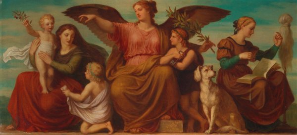 Main Product Photo of Allegory Painting by Christian Griepenkerl