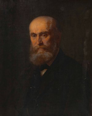 Rudolf von Eitelberger by Christian Griepenkerl Oil Painting