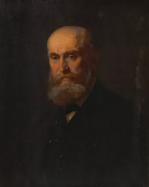 Rudolf von Eitelberger Oil painting by Christian Griepenkerl