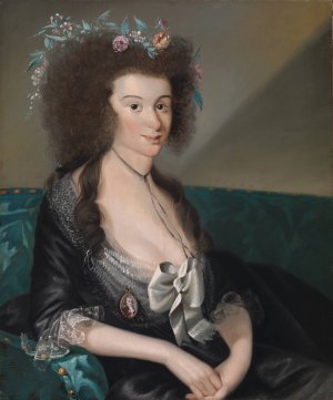 Matilda Davis Williams by Christian Gullager Oil Painting