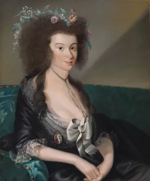 Matilda Davis Williams Oil painting by Christian Gullager