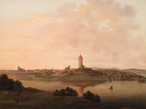 Main Product Photo of Prospekt af Vordingborg  Painting by Christian Heinrich Grosch