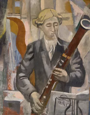 Prova del Concerto Fagottista by Christian Hess Oil Painting