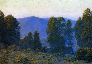 Moonlight in the Catskills by Christian J. Walter Oil Painting