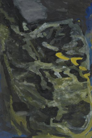 Landskab med traeer by Christian Kongstad Petersen Oil Painting
