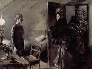Jul by Christian Krohg Oil Painting