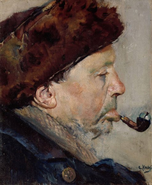 Main Product Photo of Niels Gaihede  Painting by Christian Krohg
