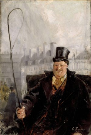 Parisian Coachman by Christian Krohg Oil Painting
