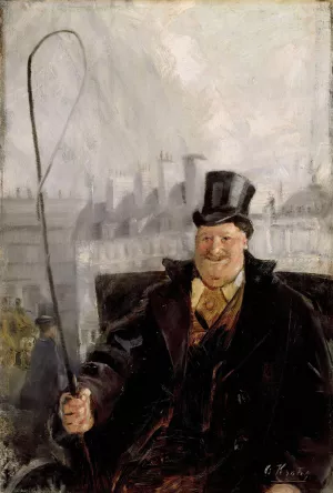 Parisian Coachman Oil painting by Christian Krohg