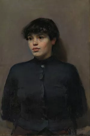 Portrait of Jossa by Christian Krohg Oil Painting