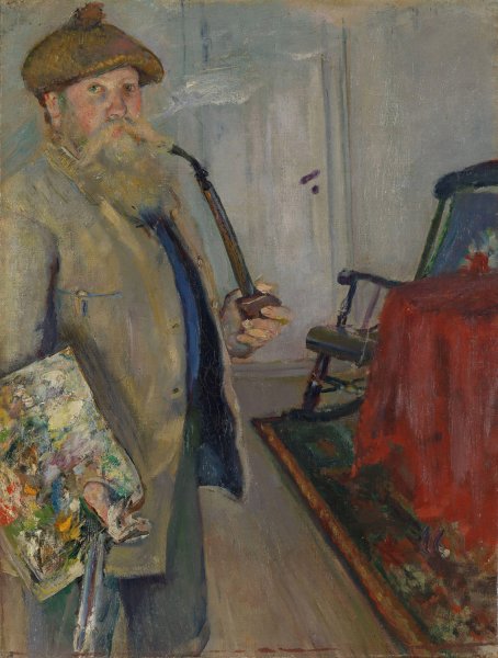 Main Product Photo of Self-Portrait  Painting by Christian Krohg