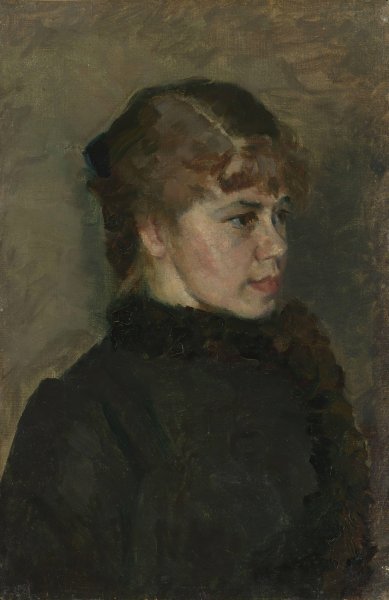 Main Product Photo of Young Lady  Painting by Christian Krohg