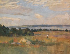 Herbststimmung am Untersee by Christian Landenberger Oil Painting