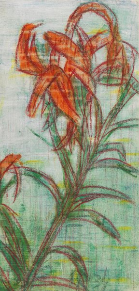 Blumenstillleben by Christian Rohlfs Oil Painting