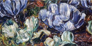Cabbages by Christian Rohlfs Oil Painting