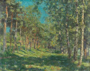 Forest by Christian Rohlfs Oil Painting
