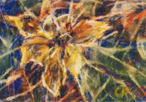 Gelbe Magnolie by Christian Rohlfs Oil Painting