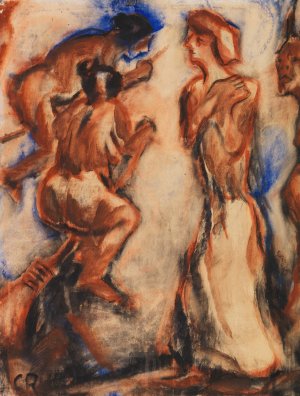 Hexenritt by Christian Rohlfs Oil Painting