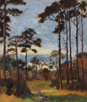 Kiefern auf dem Ettersberg by Christian Rohlfs Oil Painting