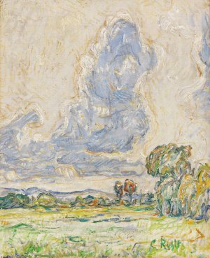 Landschaft by Christian Rohlfs Oil Painting