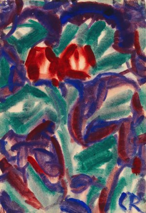 Tulpen by Christian Rohlfs Oil Painting