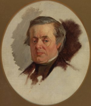 Joseph Henry by Christian Schussele Oil Painting