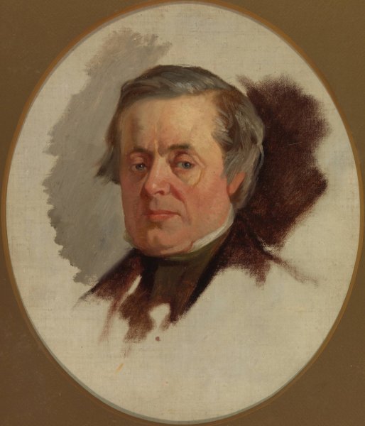 Joseph Henry  by Christian Schussele - Hand-Painted Oil Painting Reproduction