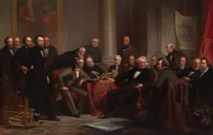 Men of Progress by Christian Schussele Oil Painting