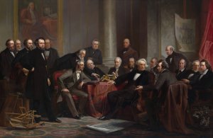 Men of Progress by Christian Schussele Oil Painting