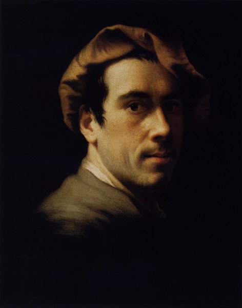 Main Product Photo of Self-Portrait as a Young Man Painting by Christian Seybold