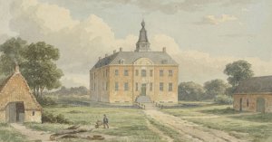 Het Huis Nettelhorst, bij Lochem by Christianus Hendricus Hein Oil Painting