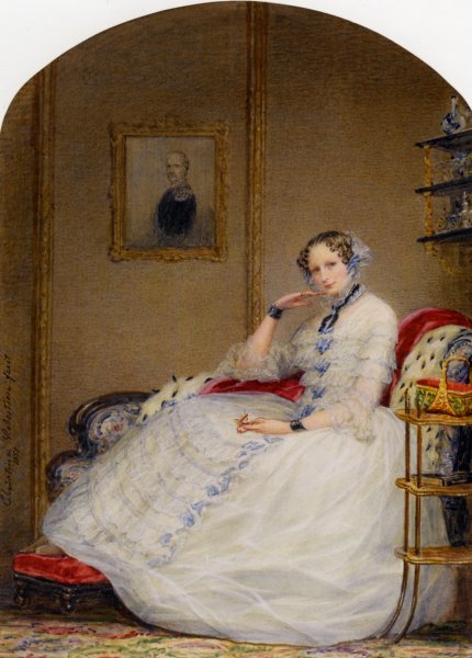 Empress Alexandria Fedorovna by Christina Robertson - Hand-Painted Oil Painting Reproduction