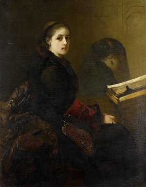 The Interrupted Prayer by Christoffel Bisschop Oil Painting