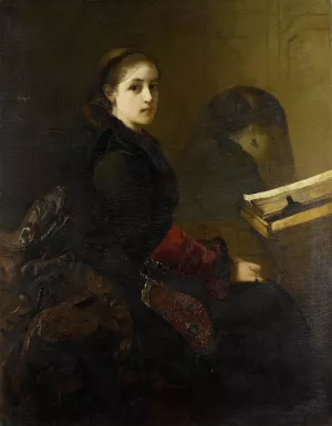 The Interrupted Prayer Oil painting by Christoffel Bisschop