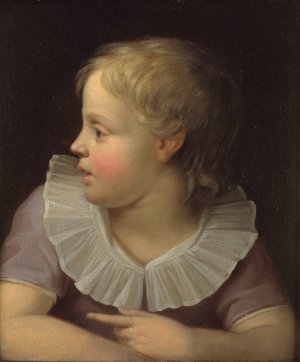Maleren Jens Juels son, Jens by Christoffer Wilhelm Eckersberg Oil Painting