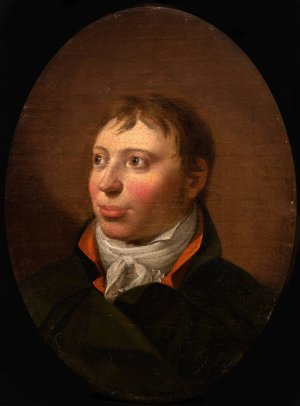 Portrait of a Man by Christoffer Wilhelm Eckersberg Oil Painting