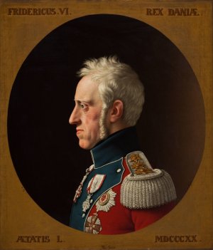 Portrait Of Frederik 6 by Christoffer Wilhelm Eckersberg Oil Painting